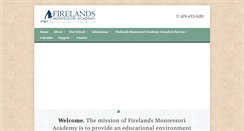 Desktop Screenshot of firelandsmontessori.org
